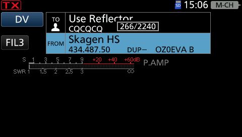 IC705 DR use reflector