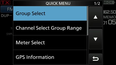 IC705 group select 1