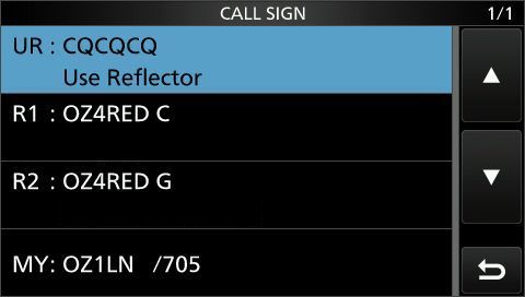 IC705 repeater CS
