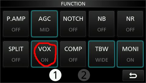 IC705 VOX 1