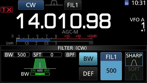 IC7300 filter 3