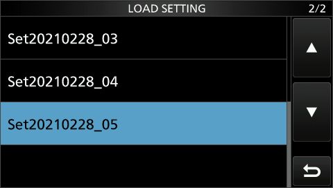 IC7300 load setting 04