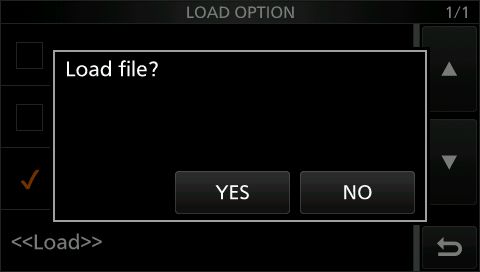 ic7300 load setting 11