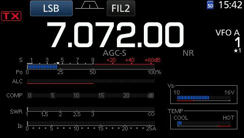IC7300 metre