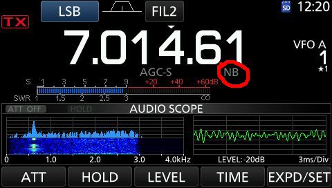 IC7300 Noise blank 1