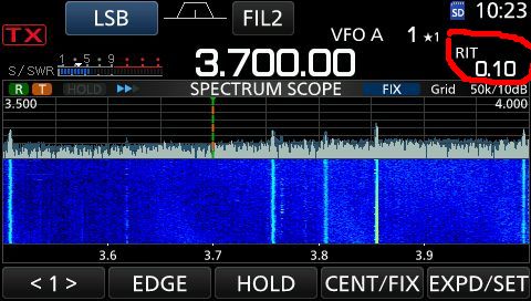 IC7300 rit 1