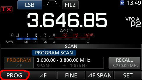 IC7300 scan program