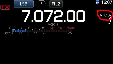 IC7300 vfo 1