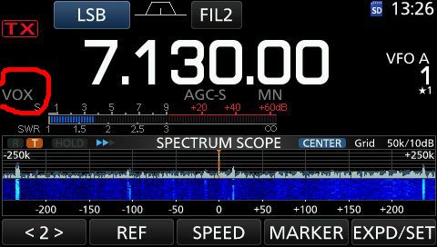 IC7300 vox 1