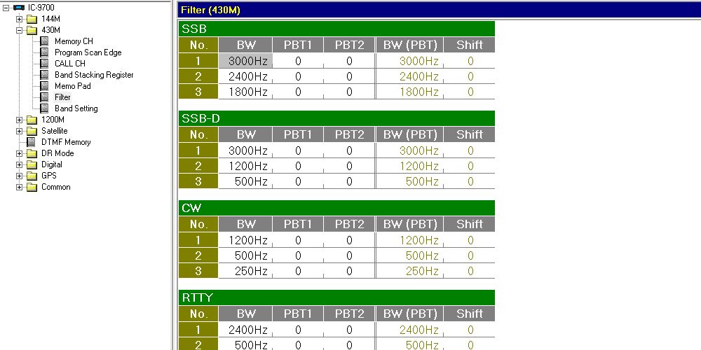 CS9700 filter