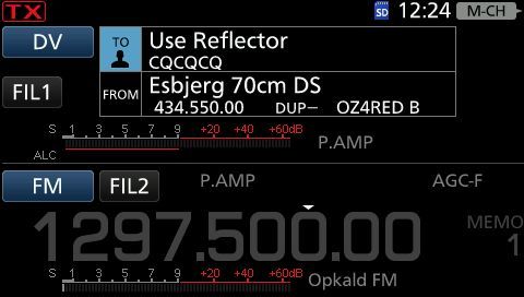 IC9700 DR use reflector