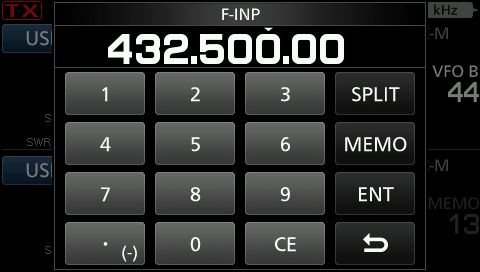 IC9700 frekvens_valg