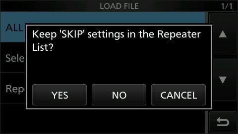 ic9700 load setting 10