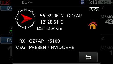 IC9700 message 3