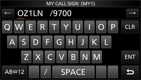 IC9700 my call 4
