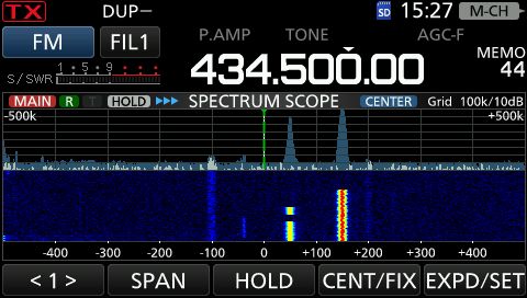 IC9700 Spect 70cm repeatere