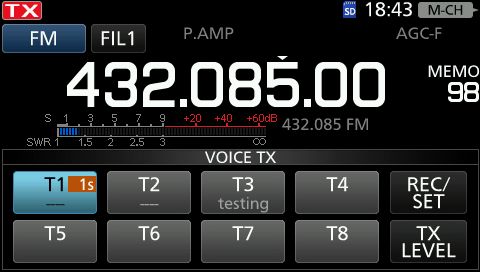 IC9700 T afspil 2