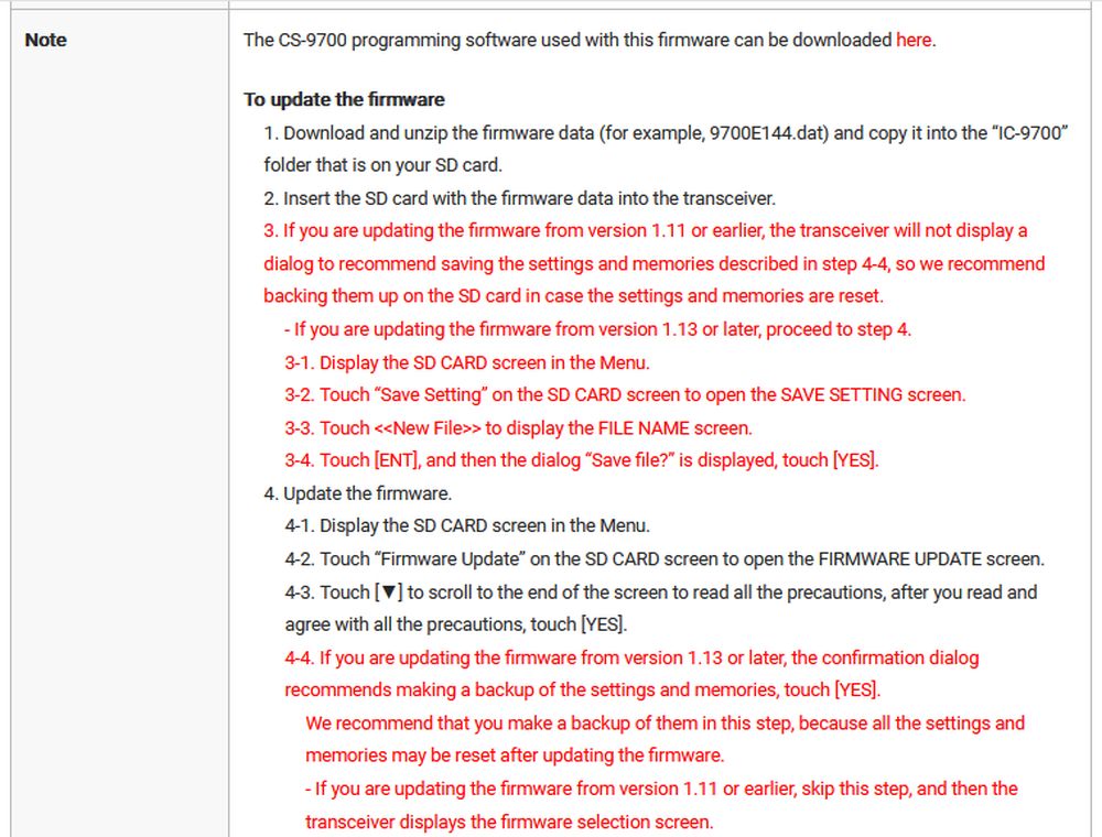 IC9700 update 144 03