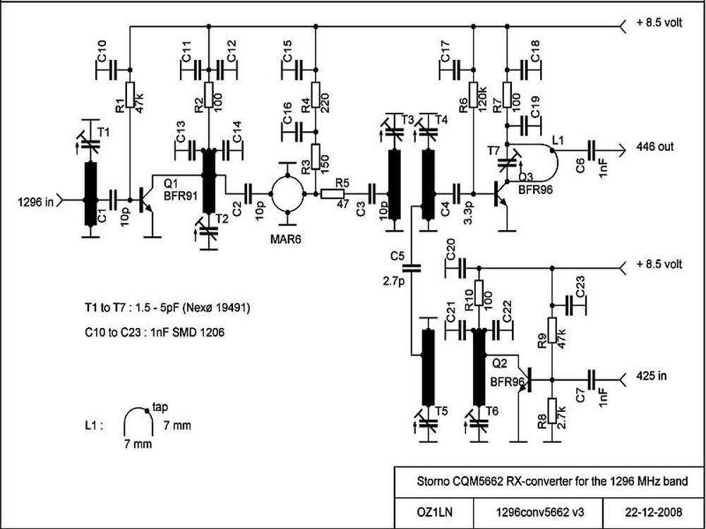 1296 RX circuit