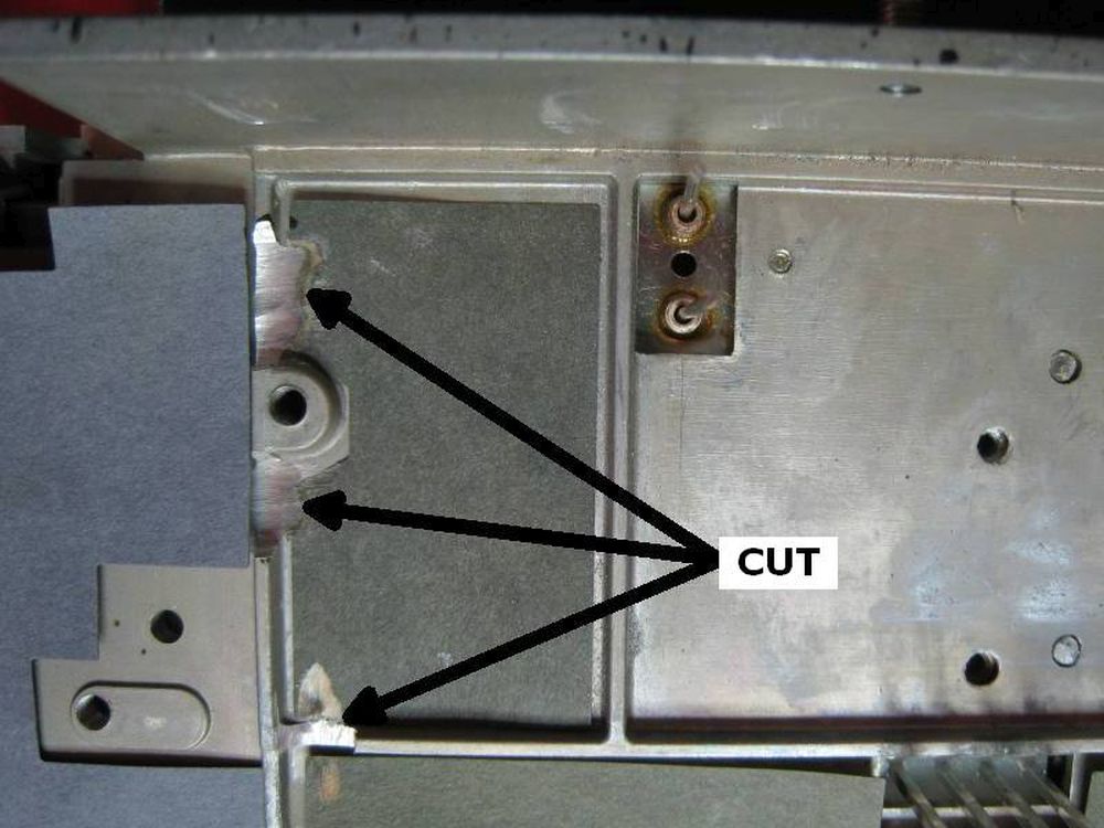 Cables from relay.