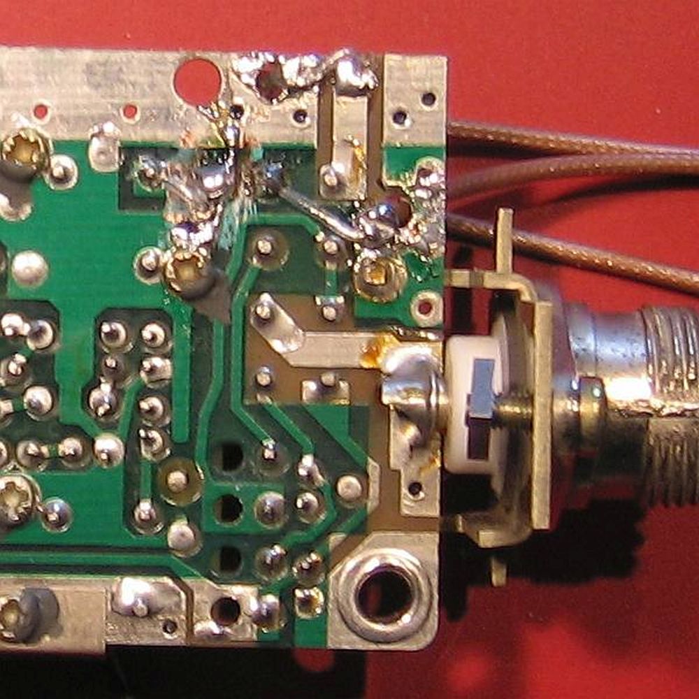 Cables from relay.