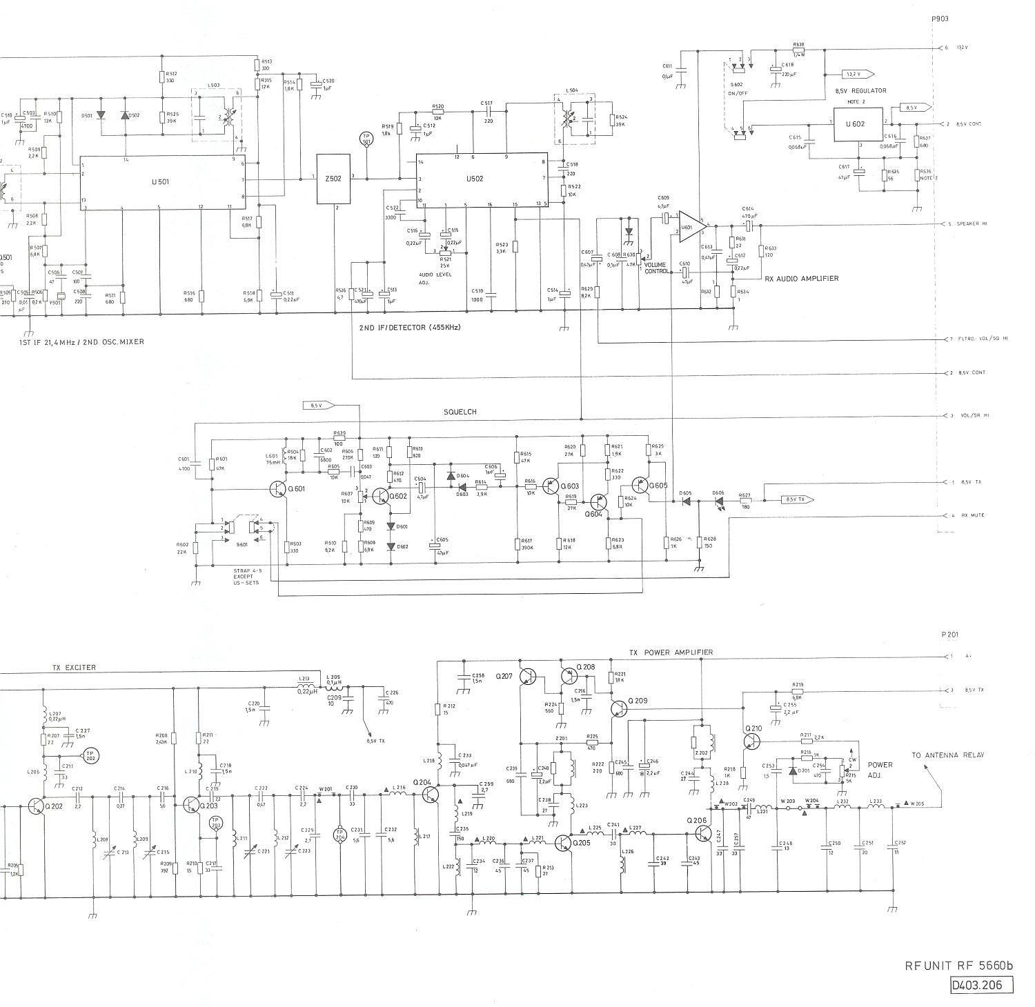 RF 5660b diagram